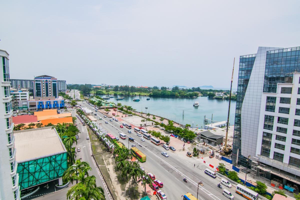 Mts @ Marina Court Resort Condo Kota Kinabalu Bagian luar foto